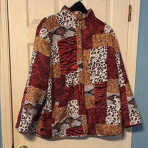 Mixed Print Jacket